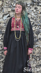 Vintage Afghan Cotton Dress - Aurora (12, M)