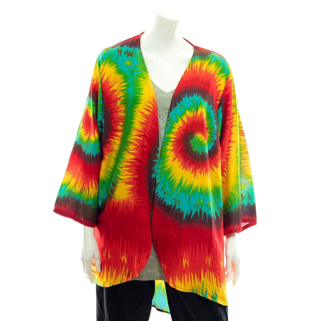 Swirl Tie Dye Shrug-Siesta Crafts