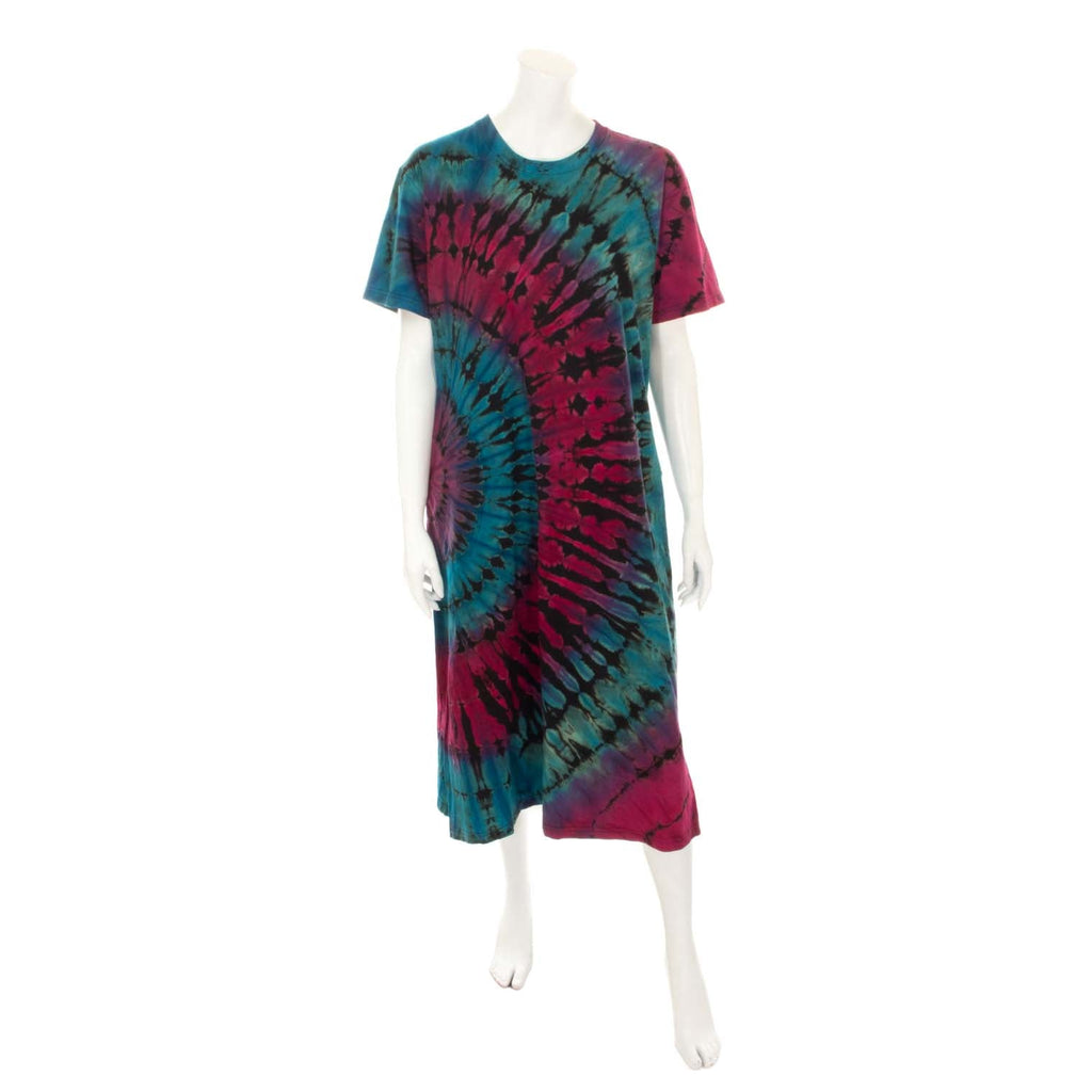 Tie Dye T-Shirt Dress-Dresses-Siesta Crafts